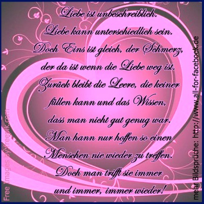  Liebe ist unbeschreiblich....